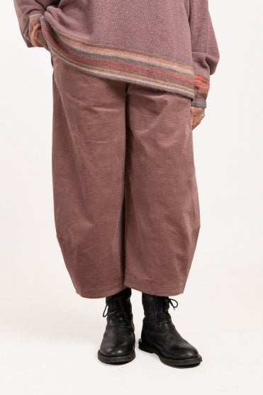 Crystal Stretch-Velvet Trouser