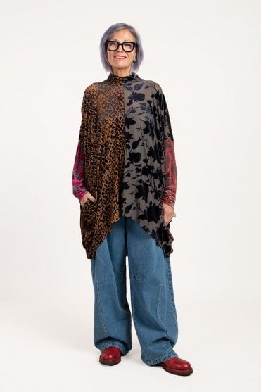 Jewel Devore Multicolour Tunic
