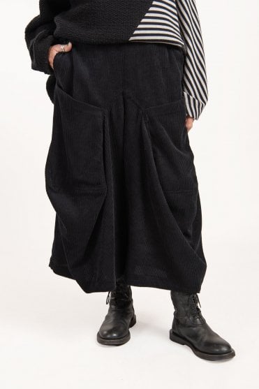 Black Corduroy Trouser