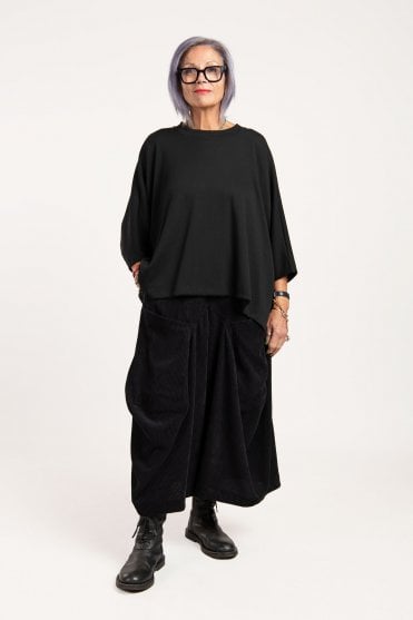 Urban Black Oversized Top