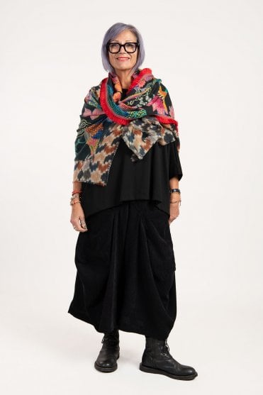 Botanical Wool Scarf