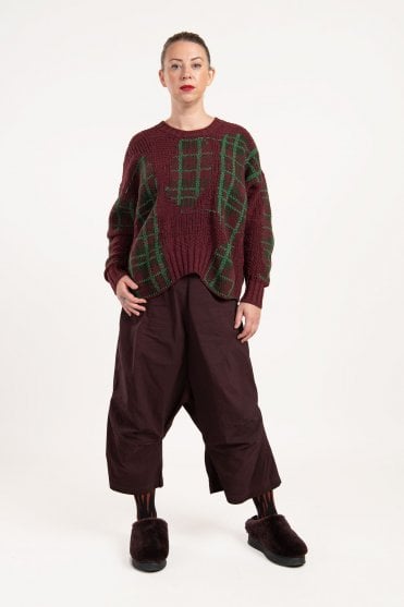 Merino Wool Wine Pullover