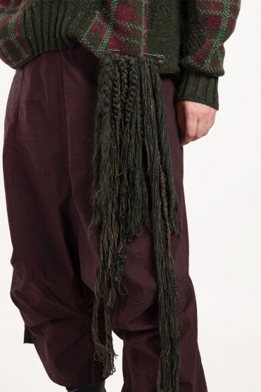 Forest Hand Crotchet Fringe Brooch 