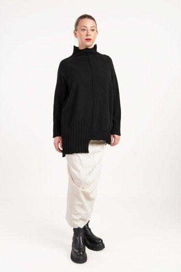 Black Cashmere Pullover 