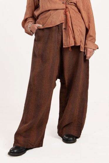 Henna Cloud Stripe Trousers