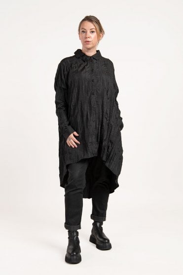 Black Crushed Shirt  