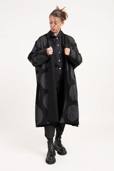  Coated Cotton Oversized Spot Coat