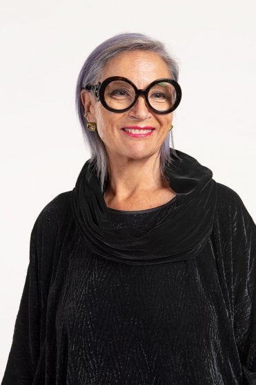 Black Velvet Loop Scarf