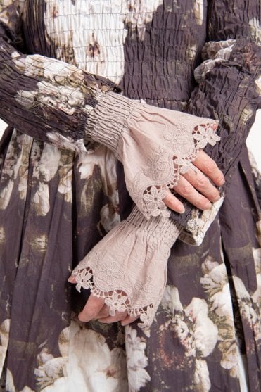 Grey Mauve Elin Cuffs 