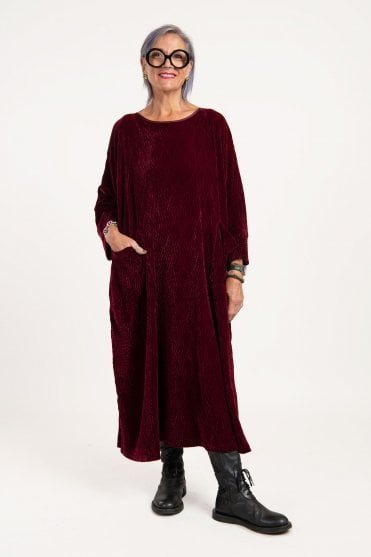 Burgundy Statement Dress 