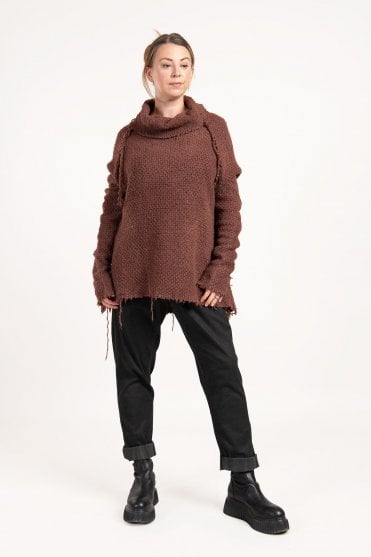 Henna Tussah Silk Pullover