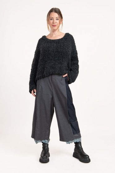 Blue-Grey Wool Pullover